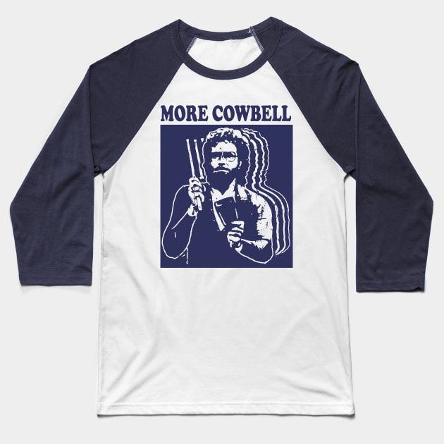 Vintage Joke Funny More Cowbell Aesthetic Saturday Streetwear Baseball T-Shirt by dewinpal